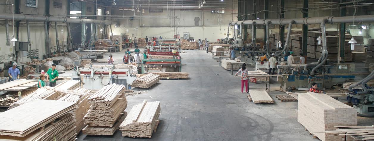 Sản xuất gỗ ghép cao su